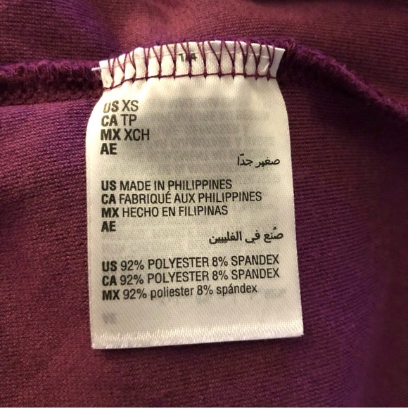 Alfani Velvet Pullover Hoodie Purple XS NWT - Picture 8 of 12